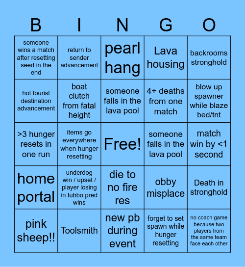 MIDOFFS SEASON 4 BINGO Card
