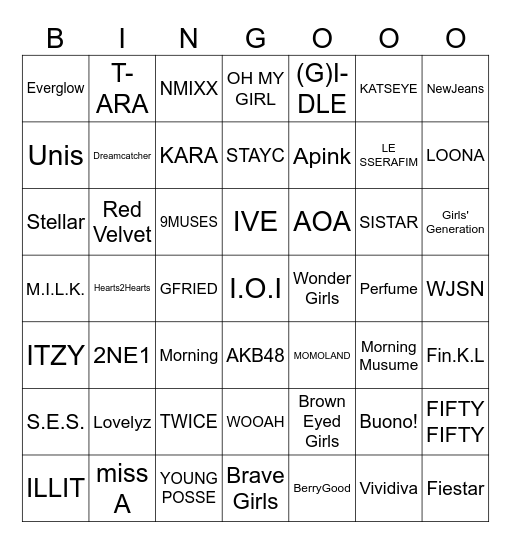 alexy ggs Bingo Card