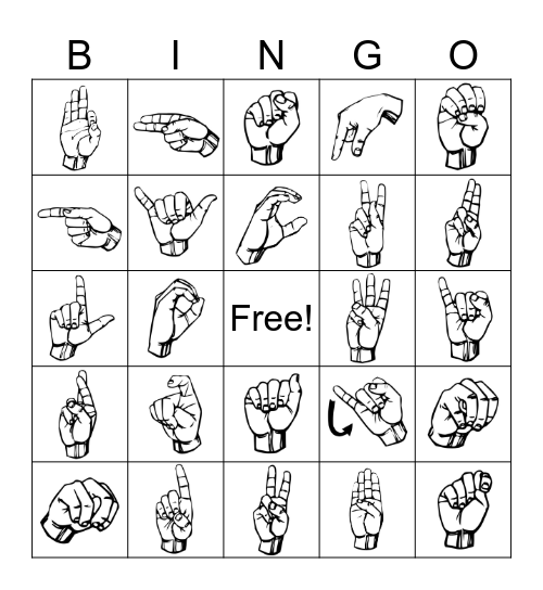 ABC Bingo Card