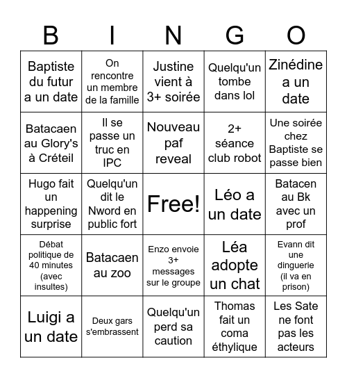 Batabingo Card