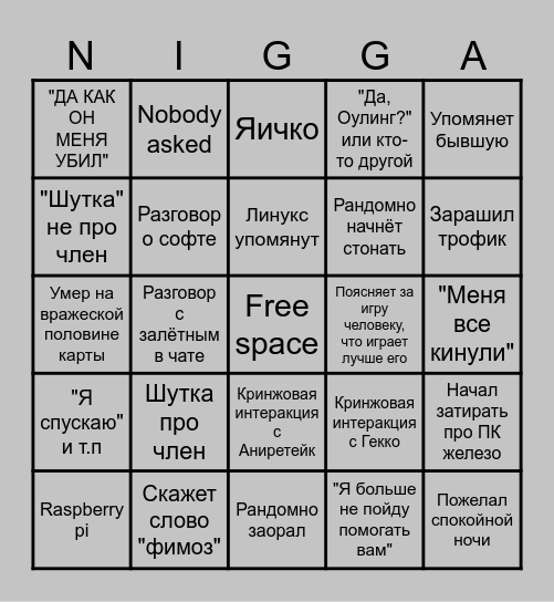 Курс Bingo Card