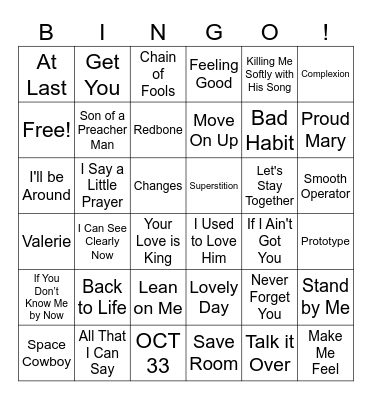 Heart & Soul Bingo Card