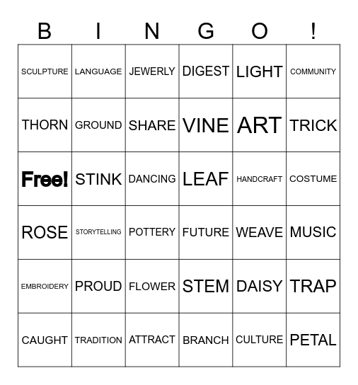 EJR3 REVIEW Bingo Card
