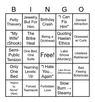 Dearly Beloathed BINGO Card