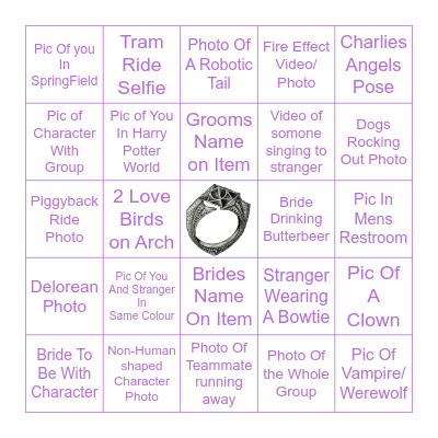 UNIVERSAL SCAVENGER HUNT Bingo Card