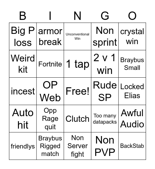 Lark Bingo Card