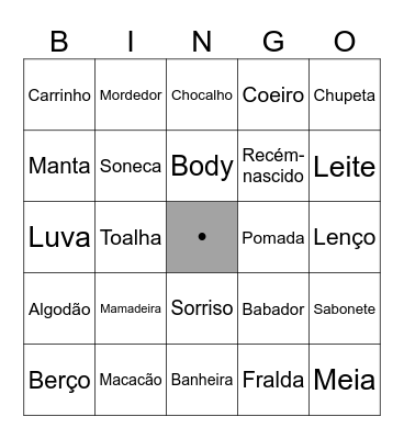 Bingo Do Davi Bingo Card