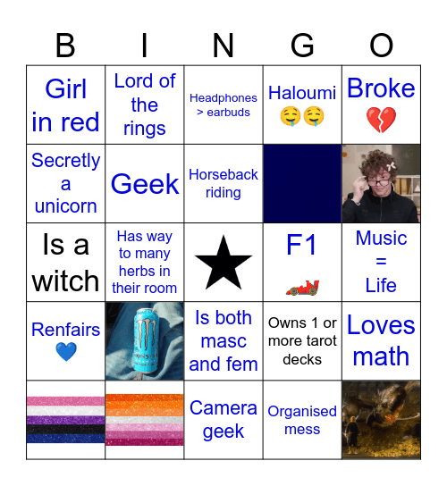 Rayla bingo Card