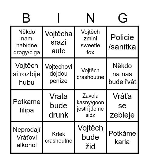555 bingo Card