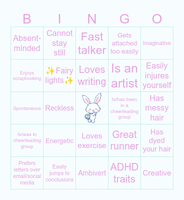 TAOHK&I Kinnies - Wish Me Mell Bingo Card
