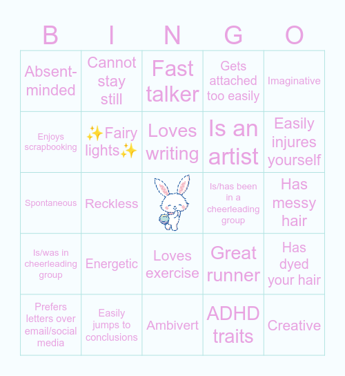 TAOHK&I Kinnies - Wish Me Mell Bingo Card