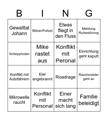 Holland‘26 Bingo Card