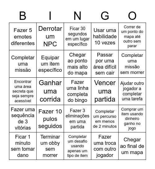 Daniel E um  cara topzera Bingo Card
