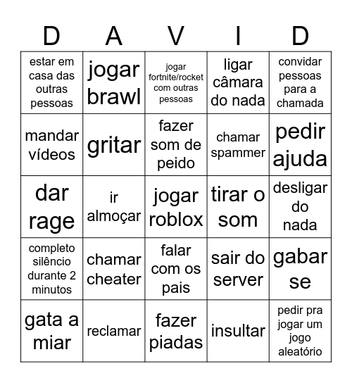 davibingo Card