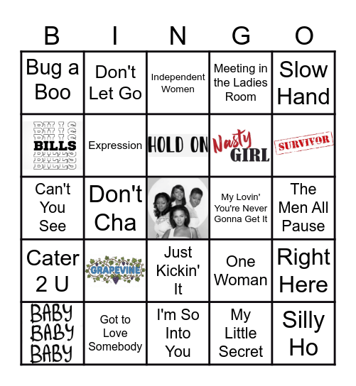 Female Groups Bingo Card