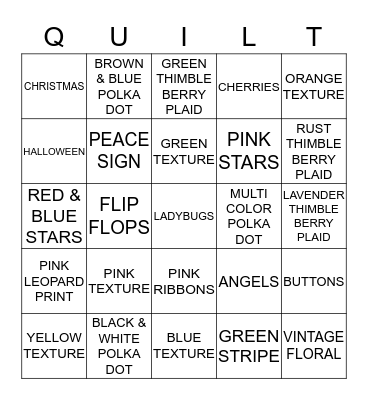 MOUSE IN THE HOUSE BINGO Card