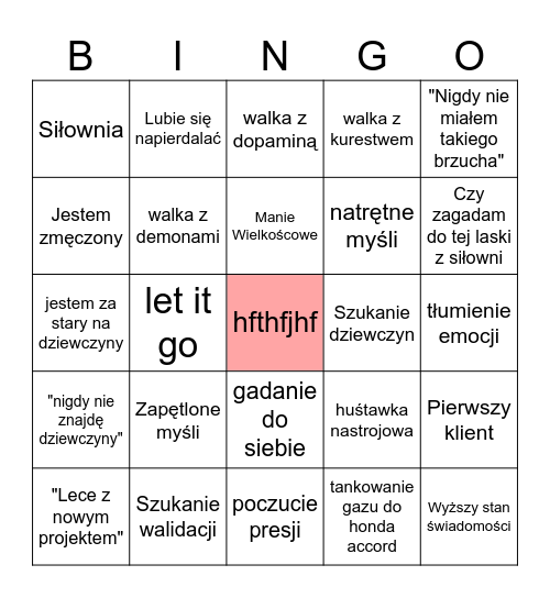 Bingo Remika Bingo Card