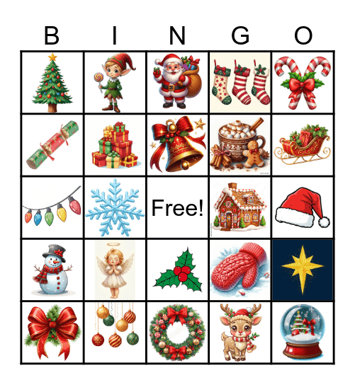 Christmas Bingo Card