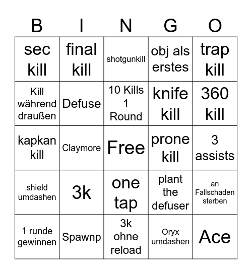Antons Rainbow bingo Card
