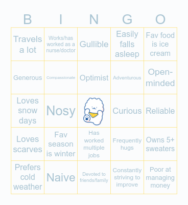 TAOHK&I Kinnies - Pokkyokuten Bingo Card