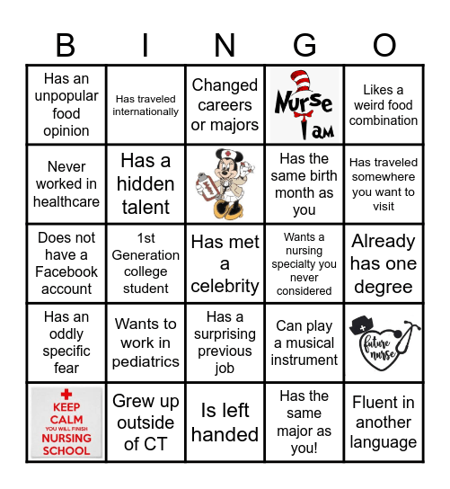 Icebreaker Bingo Card