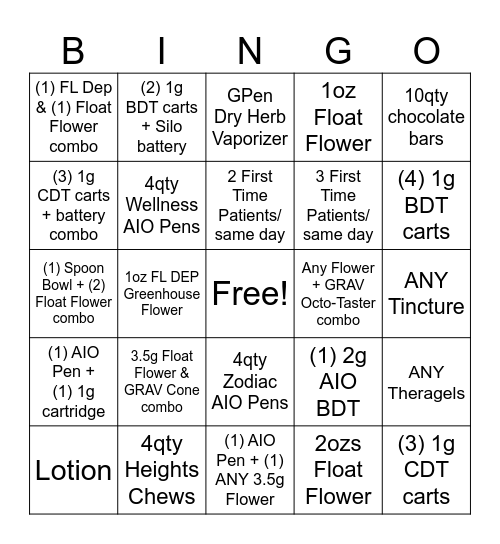 LEVEL EXPERT Bingo Card