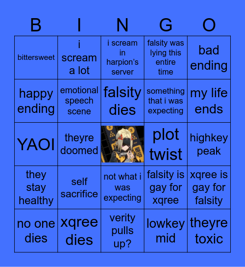 XQREE NEW POST Bingo Card