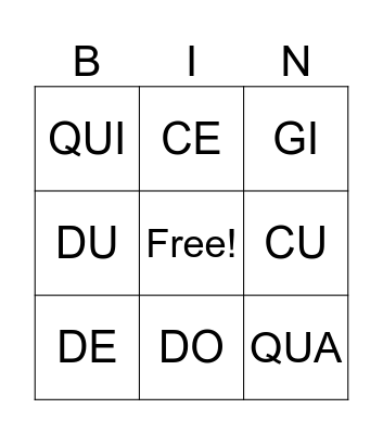 REVISÃO Bingo Card