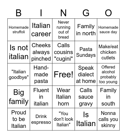 IAS Bingo Card
