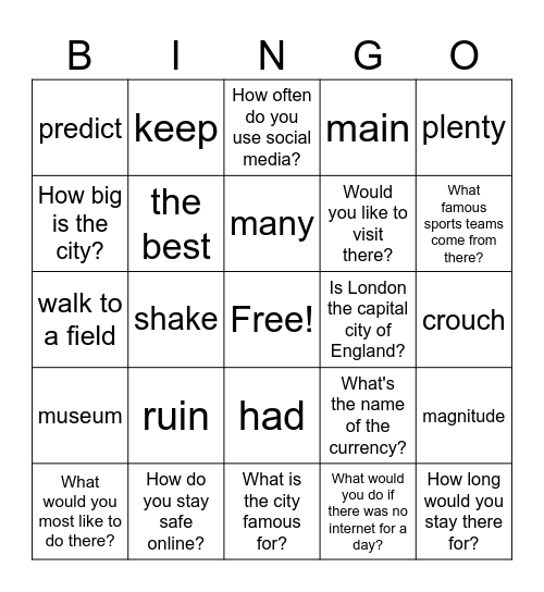 ISPL3 FT Bingo Card