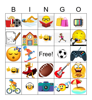 PASATIEMPOS Bingo Card