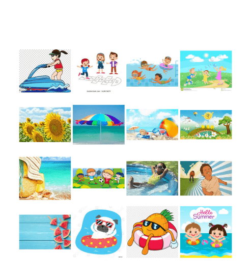 Summer Fun! Bingo Card