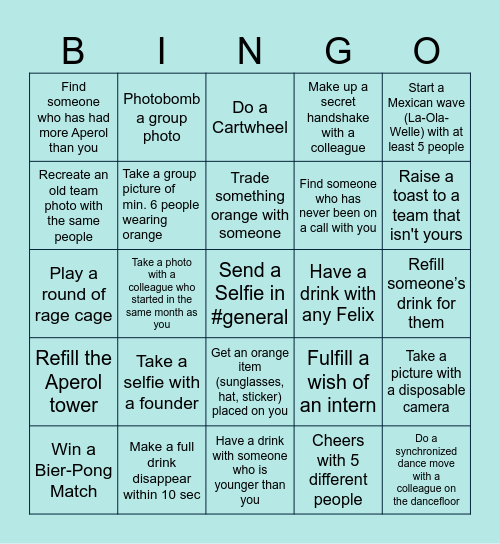 Offsite Bingo Card