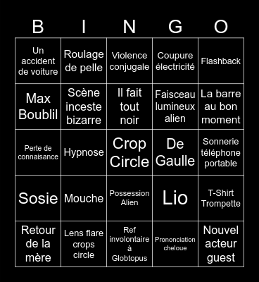 Bingo Mystère Bingo Card