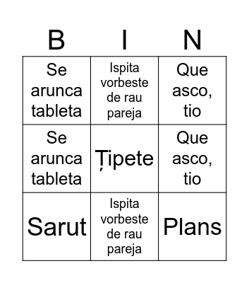 Isla de las dezahardaciones Bingo Card