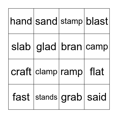 Camp is a Blast Bingo Card