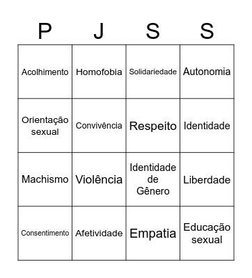 Bingo Educativo Bingo Card