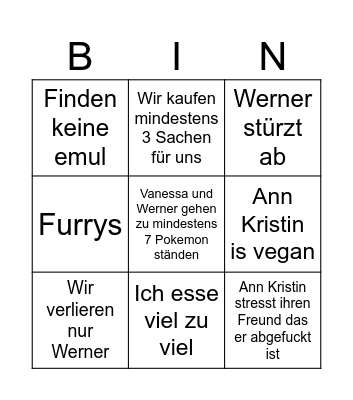 Gamescom Bingo Card