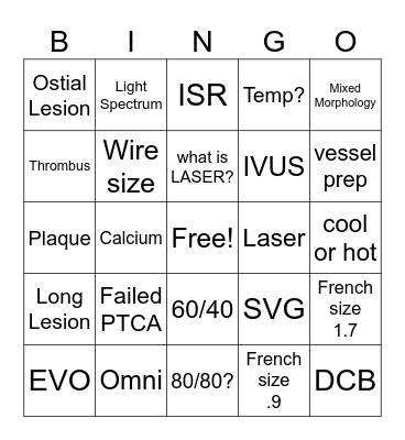 EVO BINGO Card