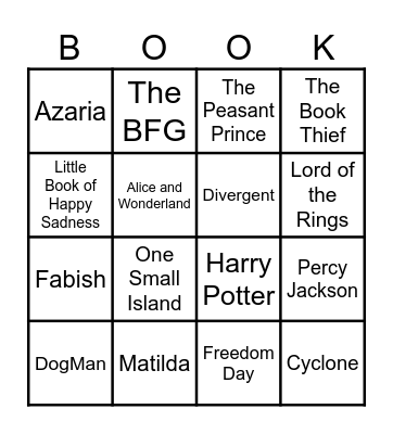 Bingo! Bingo Card