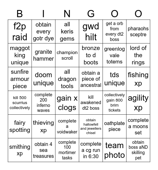 frings bingo 3 Bingo Card