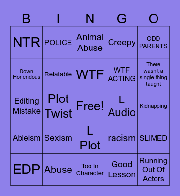 Tomorrow Teaching BINGO Card