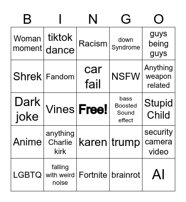 Dank memes Bingo Card