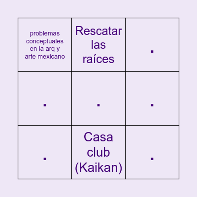 MANUEL AMABILIS Bingo Card
