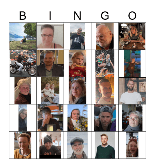 Familie van den Berg Bingo Card