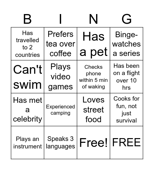 YOKOHAMA-SXIP Bingo Card