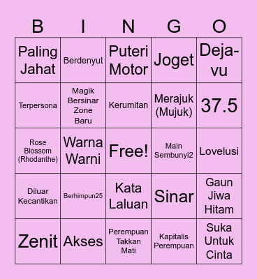 Bin Go Bingo Card