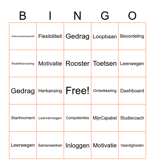 Capabel Bingo Card