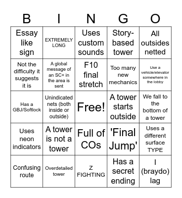 Zone 5 new subrealm Bingo Card