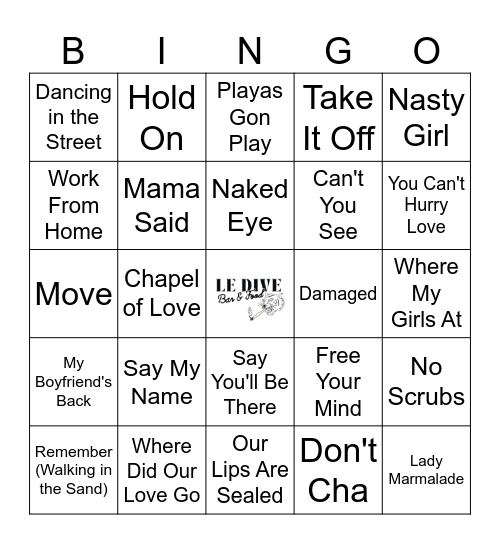 Girl Power! Bingo Card